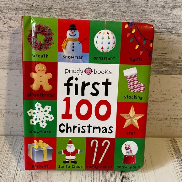 First 100 Christmas Words Book NEW - Picture 1 of 3